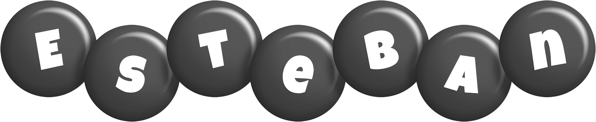 Esteban candy-black logo
