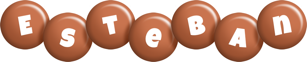 Esteban candy-brown logo