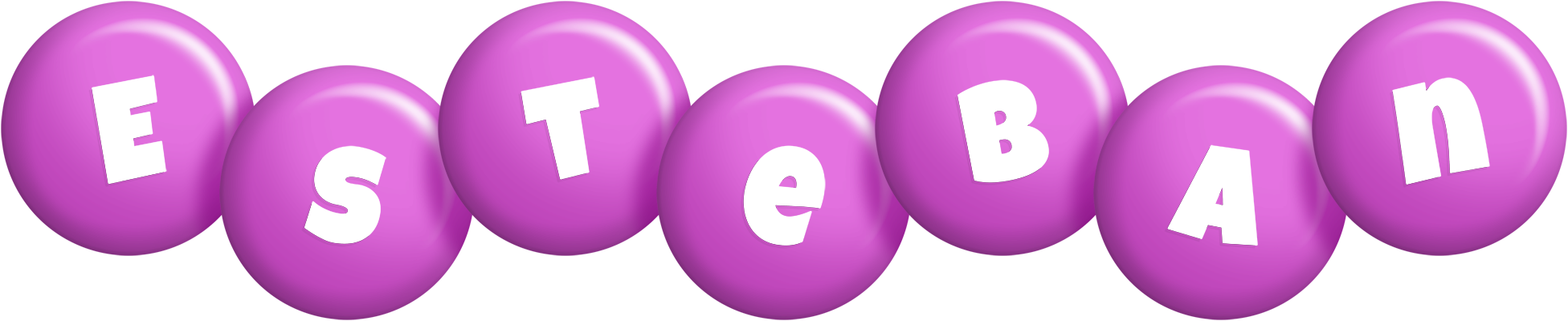 Esteban candy-purple logo