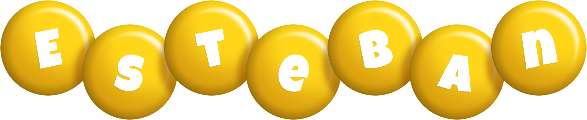 Esteban candy-yellow logo