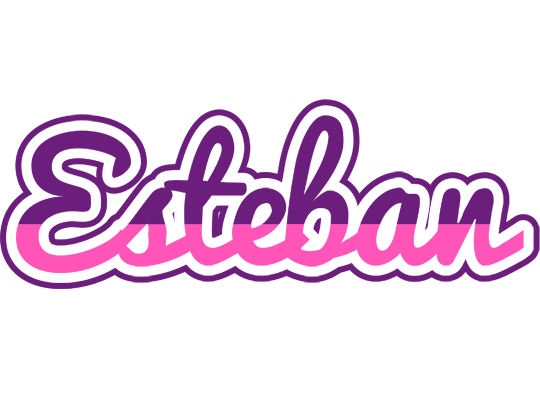 Esteban cheerful logo