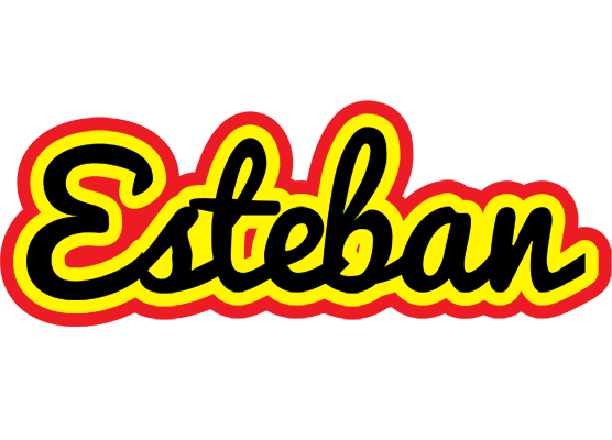 Esteban flaming logo