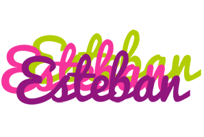 Esteban flowers logo