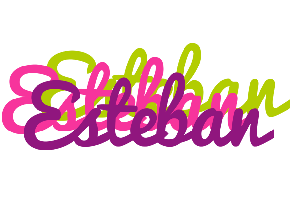 Esteban flowers logo