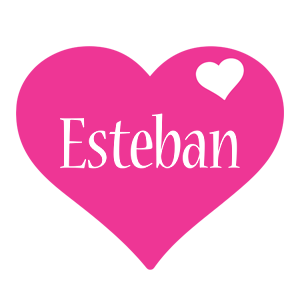 Esteban love-heart logo