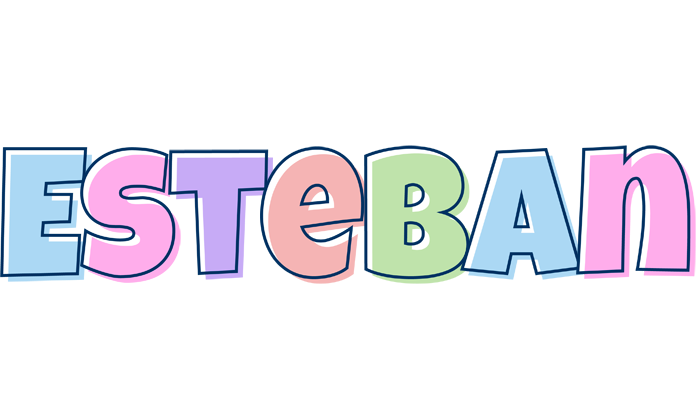 Esteban pastel logo