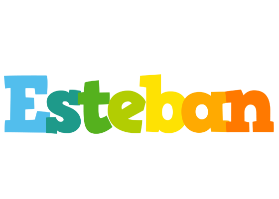 Esteban rainbows logo