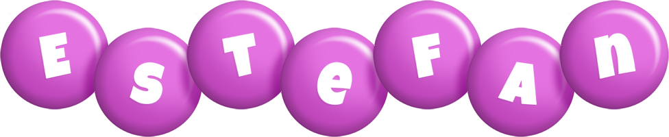 Estefan candy-purple logo