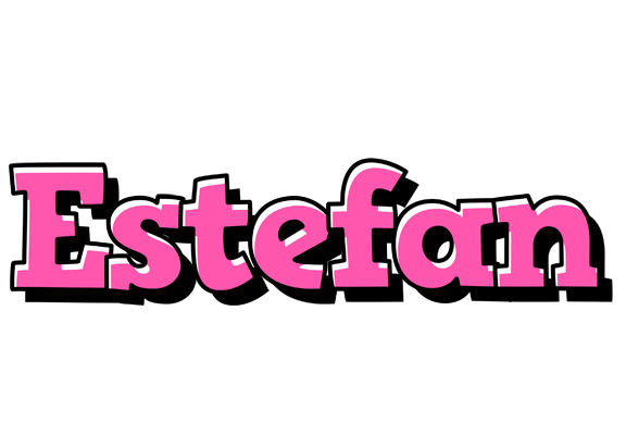 Estefan girlish logo