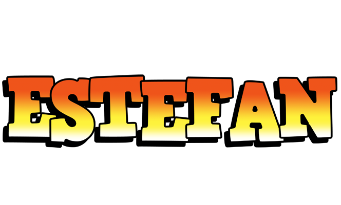 Estefan sunset logo