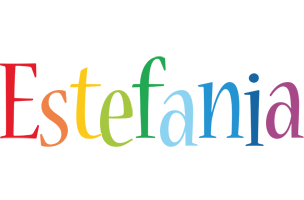 Estefania birthday logo