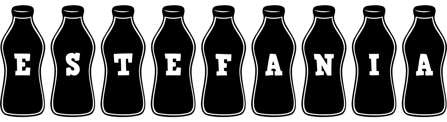Estefania bottle logo
