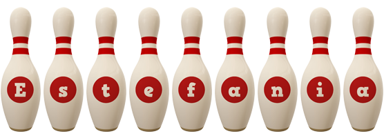 Estefania bowling-pin logo