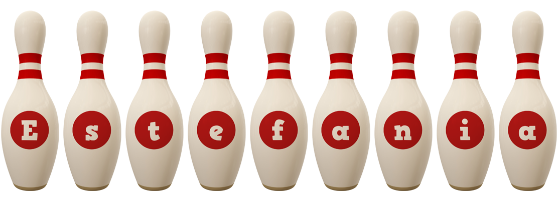 Estefania bowling-pin logo