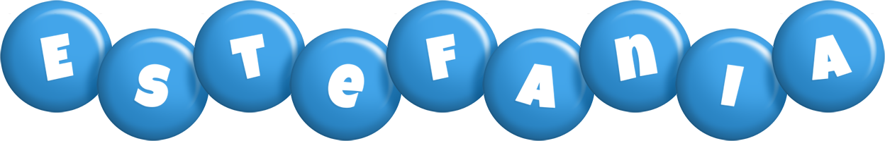 Estefania candy-blue logo