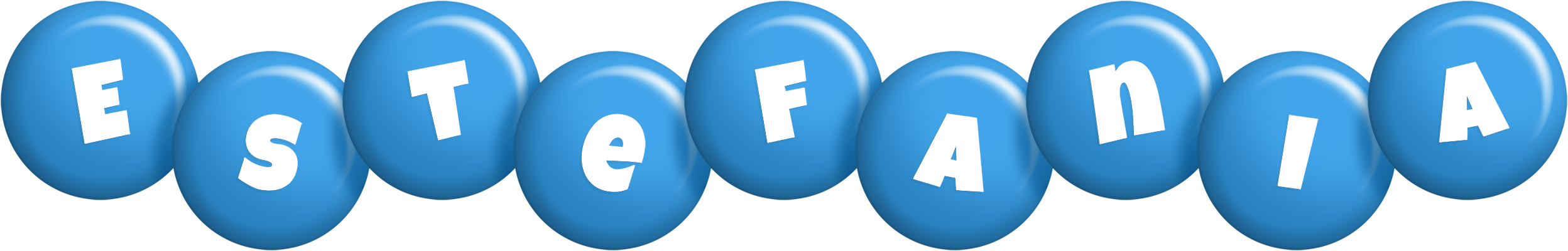 Estefania candy-blue logo