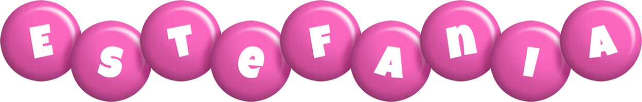 Estefania candy-pink logo