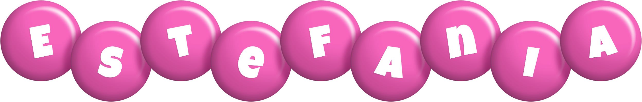 Estefania candy-pink logo
