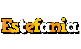 Estefania cartoon logo