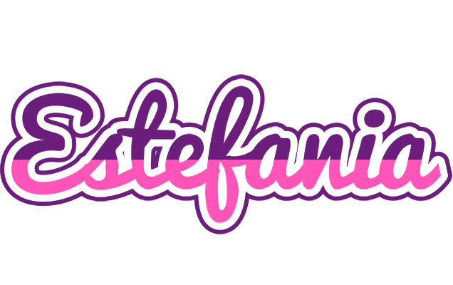 Estefania cheerful logo