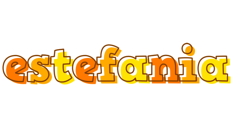 Estefania desert logo