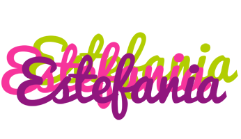 Estefania flowers logo