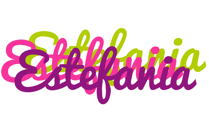 Estefania flowers logo