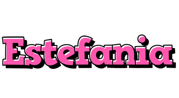 Estefania girlish logo