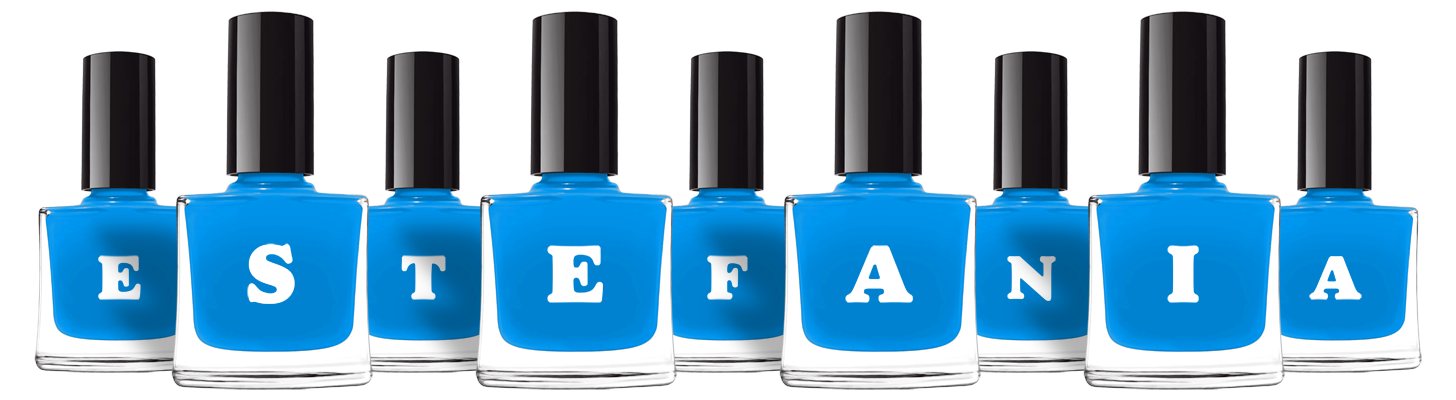 Estefania glossy logo