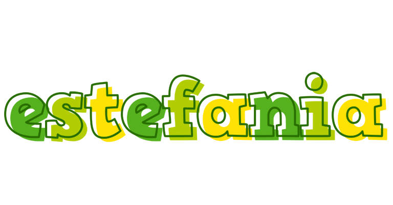 Estefania juice logo