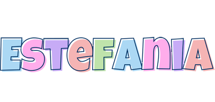 Estefania pastel logo