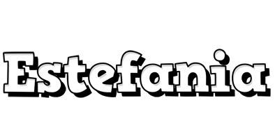 Estefania snowing logo