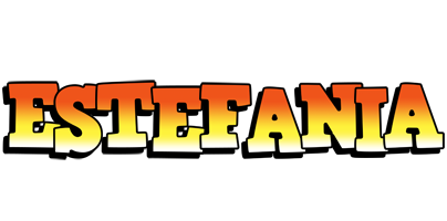 Estefania sunset logo