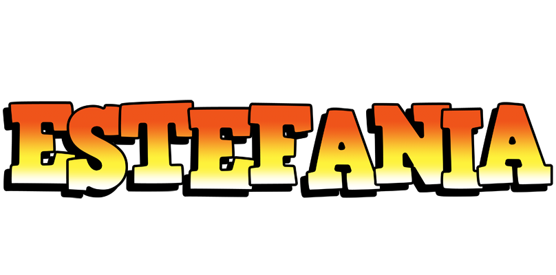 Estefania sunset logo