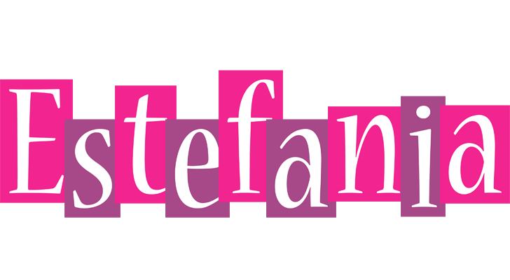 Estefania whine logo