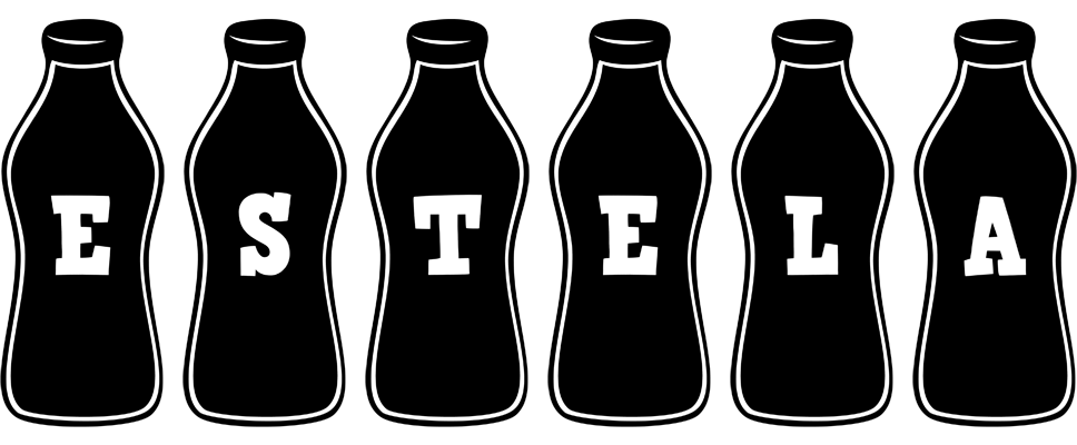 Estela bottle logo