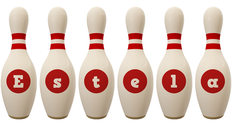 Estela bowling-pin logo