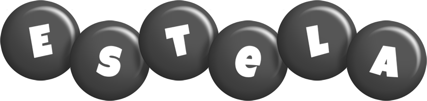 Estela candy-black logo