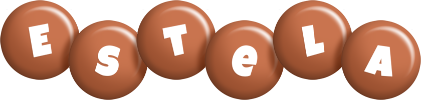 Estela candy-brown logo