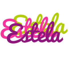 Estela flowers logo