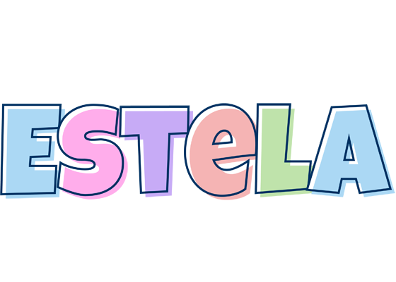 Estela pastel logo