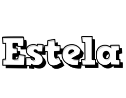 Estela snowing logo