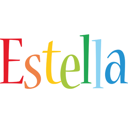 Estella birthday logo