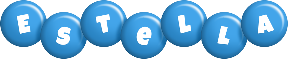 Estella candy-blue logo