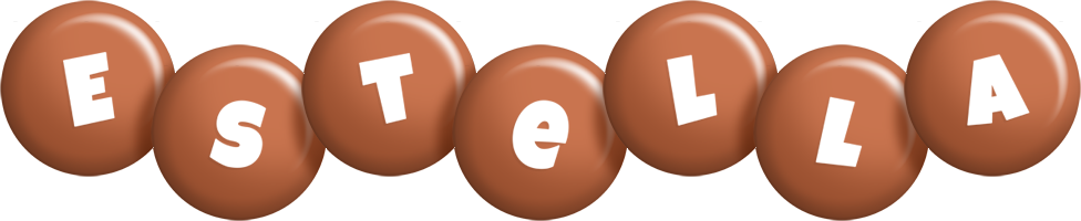 Estella candy-brown logo