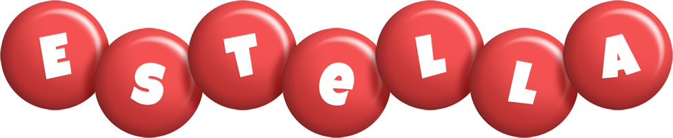 Estella candy-red logo