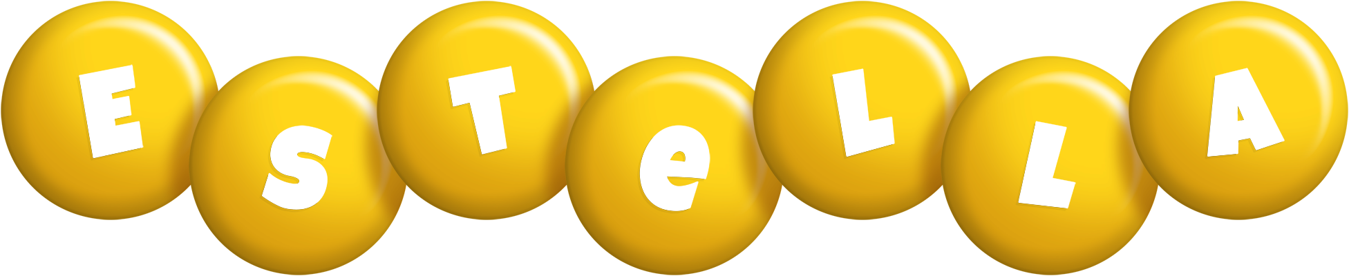 Estella candy-yellow logo
