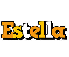 Estella cartoon logo