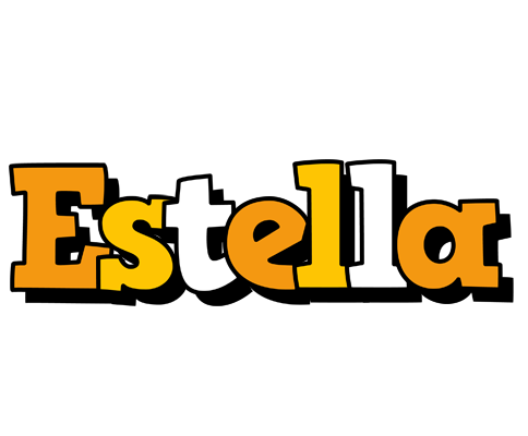 Estella cartoon logo