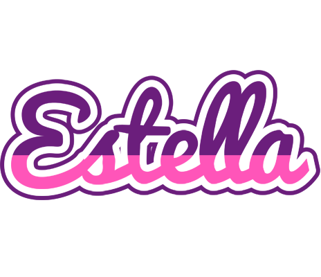 Estella cheerful logo